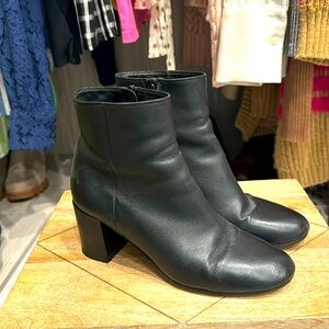 Vince Black Ankle Boots